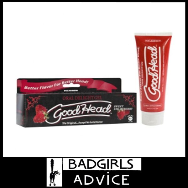 GoodHead Oral Delight Gel Sweet Strawberry Flavoured Oral Sex Lotion