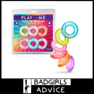 Play With Me King of the Ring Coloured Cock Rings Set of 6