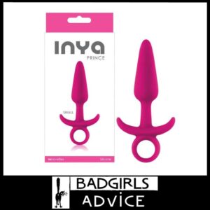 INYA Prince Pink 4.5'' Small Butt Plug with Ring Pull