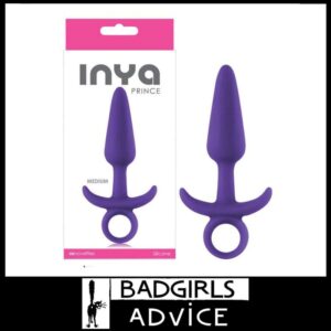 INYA Prince Purple 13 cm (5.1in) Medium Butt Plug with Ring Pu