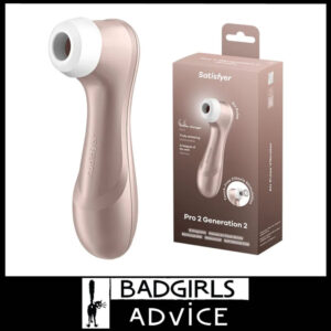 Satisfyer Pro 2 Air Wave 11 Speeds USB-C Clit Sucker 6" Bronze Waterproof