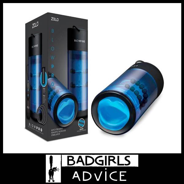 Zolo Blowpro Blue Powered Auto Masturbator Bad Girls Advice™