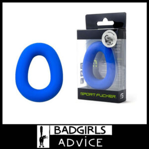 Sport Fucker Hero Ring Blue Blue Cock Ring Super Stretchy Silicone