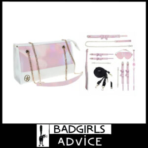 OUCH! Paris Collection -  Gag Flogger Mattress Restraint Usb Bullet Kit with Bag Pink
