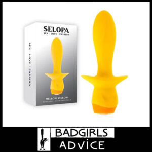 Selopa Mellow Yellow Usb Anal Vibrator Probe 10 Speeds 13.5cm Starter Sized Silicone