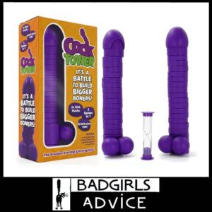 Cock Tower Build The Penis Before The Timer Runs Out Drinking Game Wooden Purple