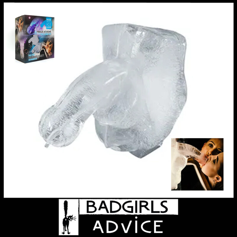 Huge Penis Ice Luge - Swingers Party Sucking Penis Ice Ornament Frozen Drinking Display