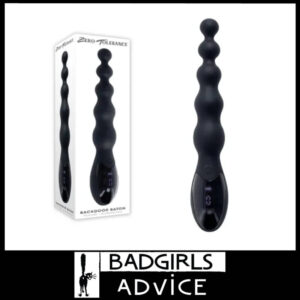 Zero Tolerance Backdoor Baton - Vibrating Anal Beads Usb 24cm 9 Speeds Silicone Black