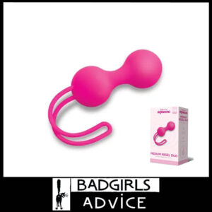 Bodywand Squeeze Medium Kegel Duo 50 Grams Weighted 2.7cm Wide Silicone Pink