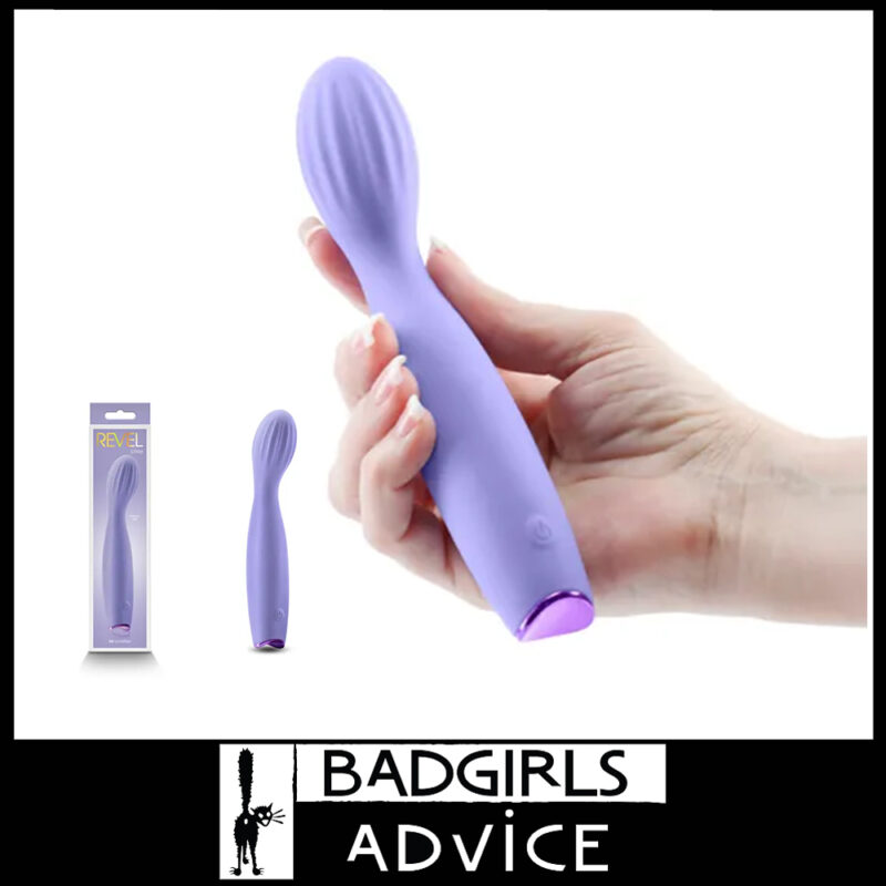 Revel Pixie - G Spot Vibrator 17.3cm 10 Speeds Silicone Probe Purple