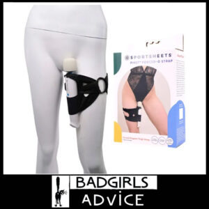 Sportsheets Pivot 2 in 1 Forced-O Strap Leg Strap To Hold Massager Wand Vibrators