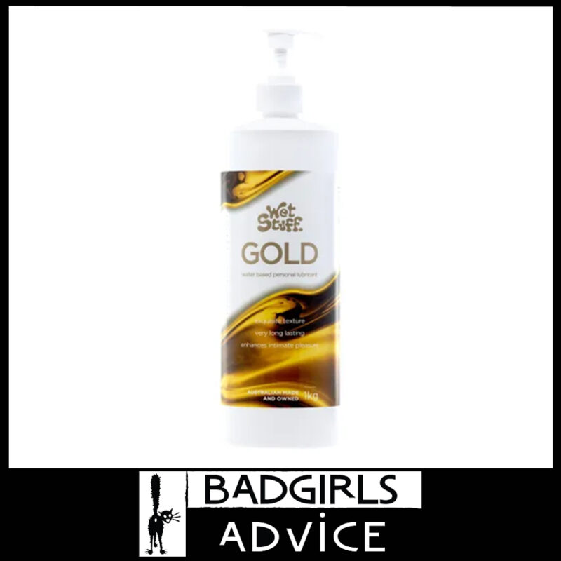 Wet Stuff Gold Smooth High Level Glycerine Water Based Lubricant Ph Balanced - 1kg Pump