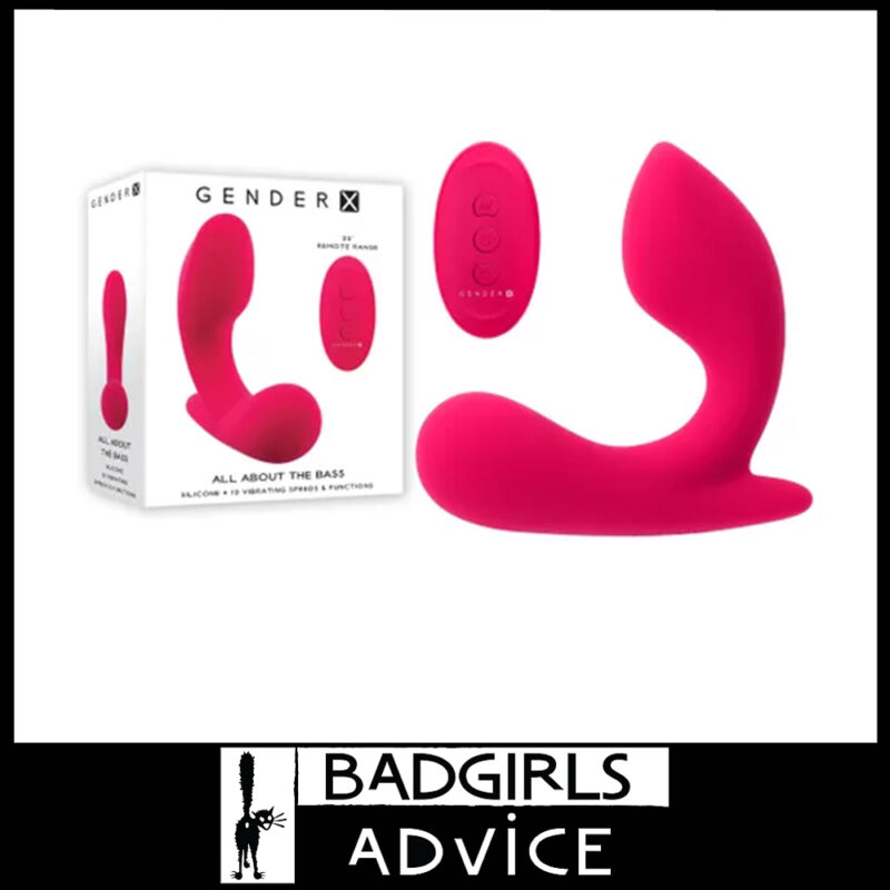 Gender X All About The Base Usb Wearable Remote Petite Vibrator 9.3cm 12 Speeds Silicone Pink