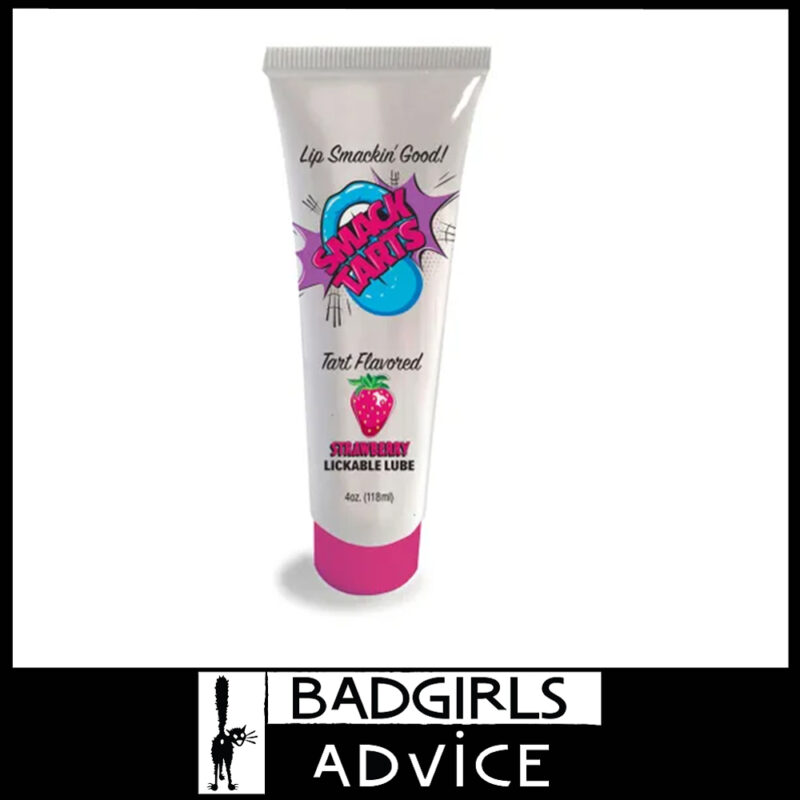 Smack Tarts Lickable Kissable Oral and Personal Lubricant 120ml - Sour Strawberry