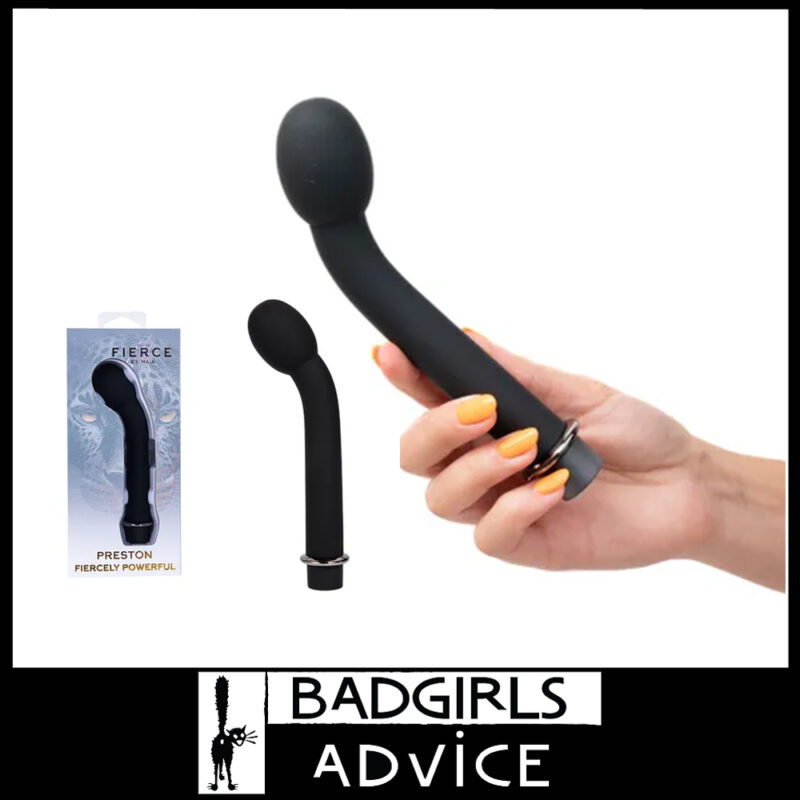 Maia Preston G Spot Usb Curved Probing Vibrator 10 Speeds 17.8cm Waterproof Silicone Black