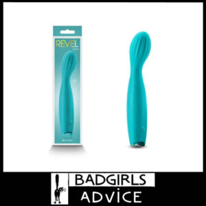 Revel Pixie - G Spot Curved Silicone 10 Speed Usb 17.3cm Teal Green