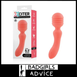 Xciter - Mini Massager Usb Flexi Shaft 16.5cm 10 Speeds Silicone Orange