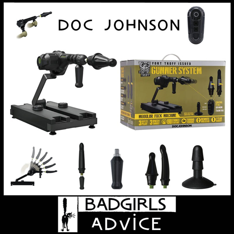 Doc Johnson | Fort Troff Gunner System Usb Sex Machine 3 in 1 Vac-U-Lock 7.67Kg Black