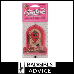 GoodHead Air Freshener - Strawberry Scented Car Rearview Mirror Tag