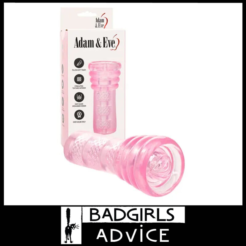 Adam & Eve | Super Head Honcho Male Masturbator Sleeve 6.5" Tpr Jelly Pink