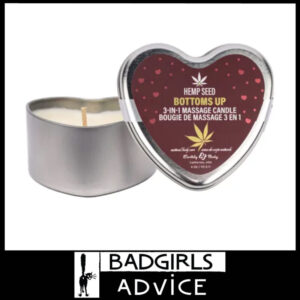 EB Hemp Seed 3 in 1 Massage Candle Bottom's Up Wild Blueberries Meadow-grass Wildflowers 113g