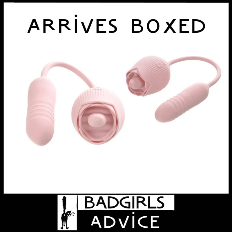 Adam & Eve | Thrust 10x & Tickle Rose Usb Vibrator 10x Oral Sex Simulator 35.8cm Pink