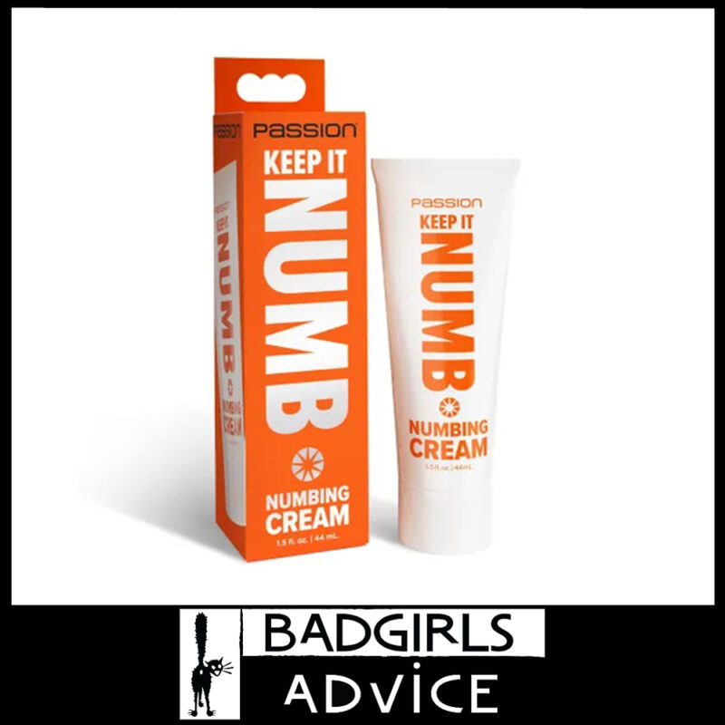 Passion | Keep It Numb Unscented Unisex Anal Cream De Sensitiser Tube 44ml