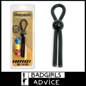 Boneyard | Cock Ring Leash Single Silicone With Colour Coded Beads Heavy Duty Performance