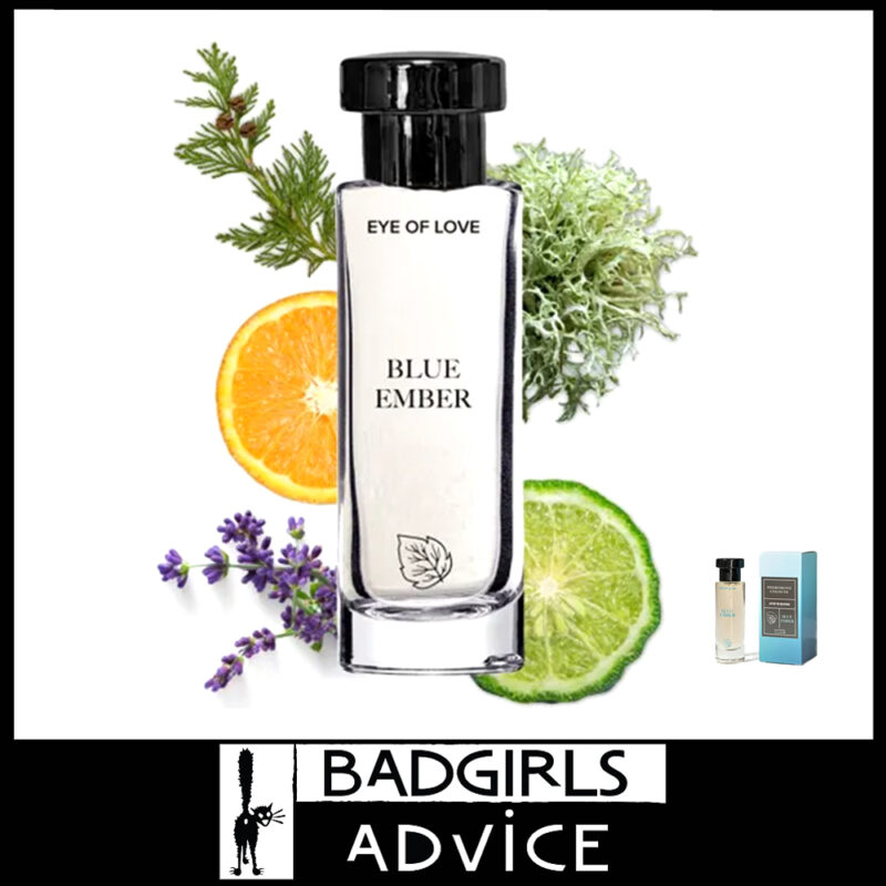 Eye Of Love Love In Bloom Blue Ember Pheromone Cologne 30ml Orange Mint Bergamot Rosemary Geranium Cedar Vetiver Oak Moss Lavender