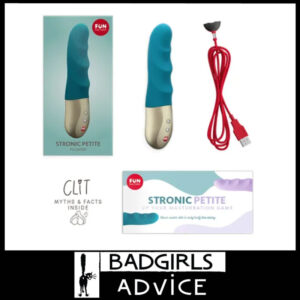 Fun Factory | Stronic Petite Jackhammer Action Thruster Vibrator 15 Levels 17cm Waterproof Deep Sea Blue