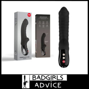 Fun Factory | Vibrator Tiger 12 Speeds Travel Lock 22.3cm G Spot Pulsator Waterproof Black