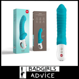 Fun Factory | Vibrator Tiger 12 Speeds Travel Lock 22.3cm G Spot Pulsator Waterproof Petrol Blue