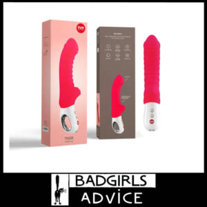 Fun Factory | Vibrator Tiger 12 Speeds Travel Lock 22.3cm G Spot Pulsator Waterproof India Red