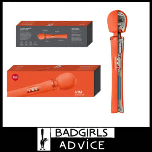 Fun Factory | Vim Massager Bodywand 15 Levels Grumbling Vibrations 31.3cm Travel Lock Sunrise Orange