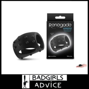 Renegade | Sidekick | Usb Vibrating Penis Cage 21 Levels 5.1cm x 4.5cm Silicone Black