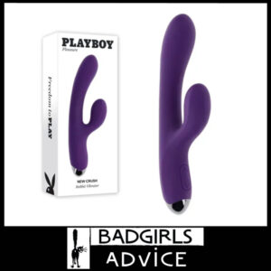 Playboy | Vibrator Rabbit Pleasure New Crush 2 Motors 10 Speeds Usb 20.6cm Waterproof Silicone Purple