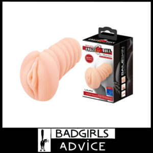 Crazy Bull | Masturbator Laura Vagina Stroker Tpr 14cm Pocket Pussy Beige