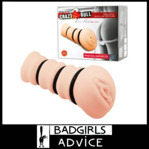 Crazy Bull | Masturbator Rossi Extra Tight 3 Ring Vagina Stroker 14cm Tpr Beige