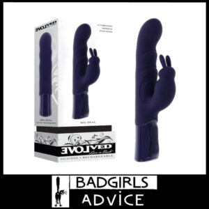 Evolved | Big Deal Rabbit Vibrator 2 Motors 25.7cm 10 Speeds Silicone Purple