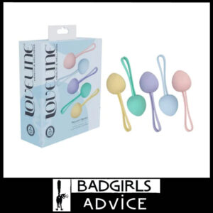 Loveline | Kegel Balls PelviFit 4 Set Weighted 36g 44g 73g 112g 12.8cm x 3.2cm Silicone Berry Shaped Pastels