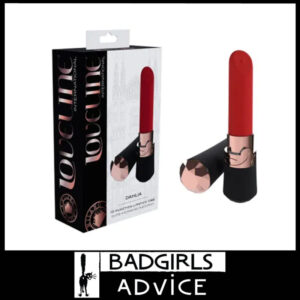 Loveline | Vibrator Dahlia Usb Mini Lipstick Clitoris Sex Toy 12.5cm Waterproof 10 Speeds Black