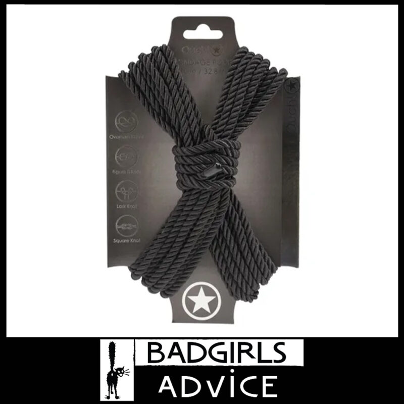 OUCH! | Bondage Rope Silky Smooth 10 Metres 40% Polyester + 60% Cotton