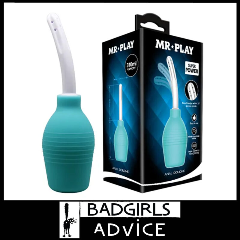 Mr Play | Anal Douche 310ml Large Capacity Small Tip Bulb Squeeze Anal Enema Tool