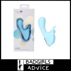 Maia | Vibrator Petite Two Way Teaser Liquid Silicone Usb 10 Speeds Averi - Blue