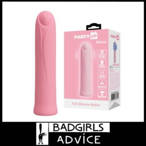 Party Up | Vibrator Edison Bullet Usb 12 Speeds Memory Function 10.3cm Silent - Pink