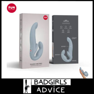 Fun Factory | Strap O Vibrator Usb 2 Motors Share Vibe Pro Sex Toy Cool Grey