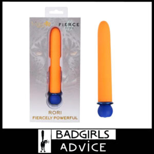 Maia | Vibrator Long Hard Bullet Rori 10 Speeds 15.2cm x 2.2cm Intense Feel Waterproof- Orange