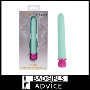Maia | Vibrator Long Hard Bullet Rori 10 Speeds 15.2cm x 2.2cm Intense Feel Waterproof- Teal Green