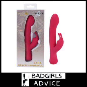 Maia | Zara Fiercely Powerful 2 Motor Vibrator Rabbit Usb 17cm 10 Speeds Waterproof Silicone - Red