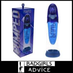 Pumped | Automatic Penis Pump Aqua-Pro 31.5cm Usb 19cm Insert Silicone Blue